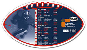 Promotional Magnets: Large Football Magnets